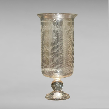 Ваза Цветы, хрустальная 51 см