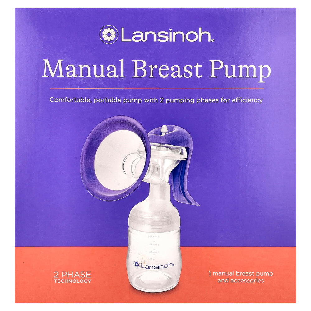 Lansinoh, Ручной молокоотсос, 1 ручной молокоотсос и аксессуары