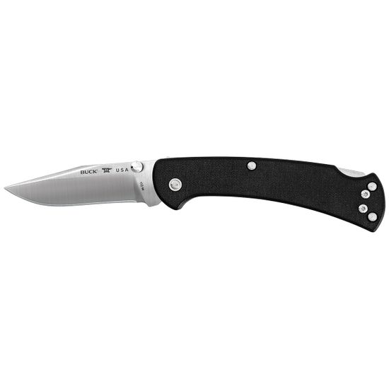Складной нож BUCK 0112BKS6 112 Slim Knife Pro c клинком из стали CPM-S30V, рукоять G10