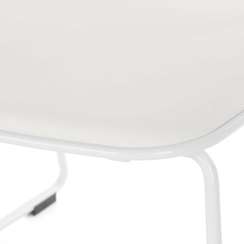 Стул Vivo белый с мягкой подушкой