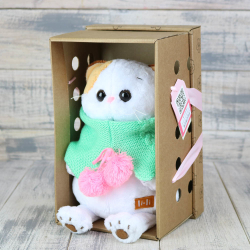 Котик Ли-Ли в бирюзовом снуде