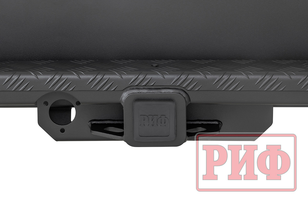 Бампер силовой задний JAC T6, SOLLERS ST6 с квадратом под фаркоп и фонарями РИФ