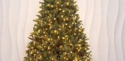 Искусственная елка Рождественская 180 см., 100% литая хвоя., 450 теплых белых Led ламп, ЕлкиТорг (63180)