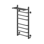 Полотенцесушитель Электрич.кабельный Ника WAY-3 80/40 с полкой RAL9005 черный матовый U, шт