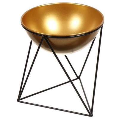 Украшение декоративное 21х21х23 см, мет-л, кашпо, ваза, подсвечник, Y4-5219