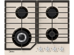 Поверхность варочная газ. Midea MG645TGI (бежевая)