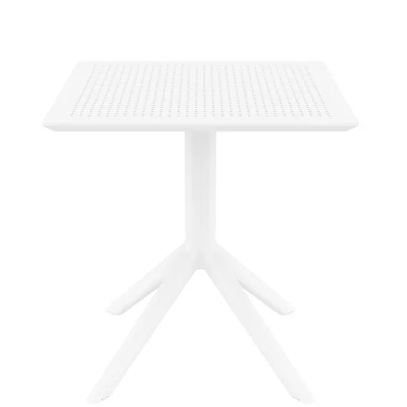 Стол пластиковый Sky 70х70 белый