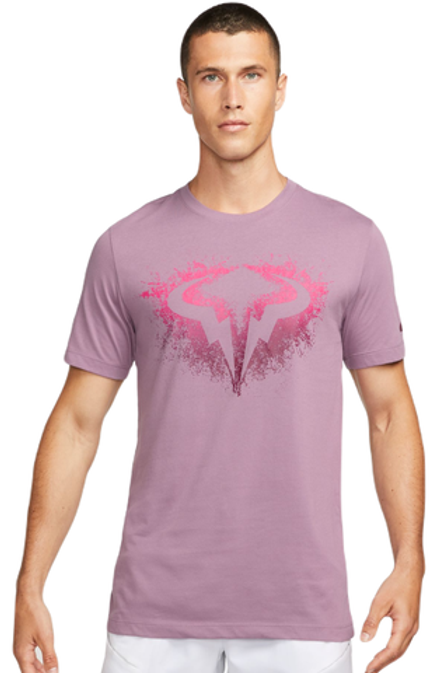 Мужская теннисная футболка Nike Dri-Fit Rafa Tennis T-Shirt - violet dust