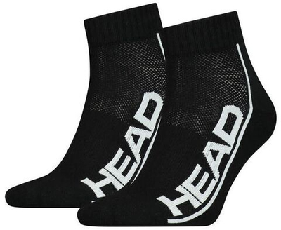 Теннисные носки Head Performance Quarter 2P - Black