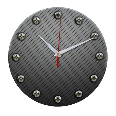 Часы настенные из стекла для строителей Декор для дома, подарок