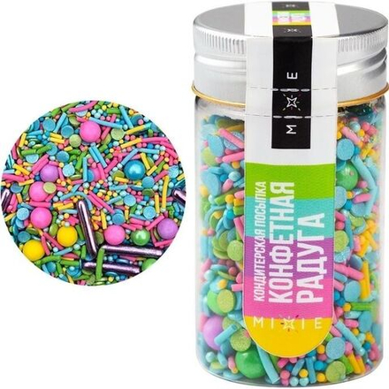 Посыпка кондитерская Конфетная радуга 50 г MIXIE