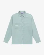 Рубашка YMKASHIX Velvet Button Фисташковый