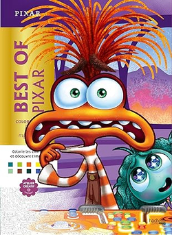 Hachette раскраска по номерам Coloriages au numéro -Раскраски Best of Pixar