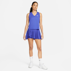 Женская теннисная юбка Nike Court Dri-Fit Advantage Pleated Skirt Women - Blue