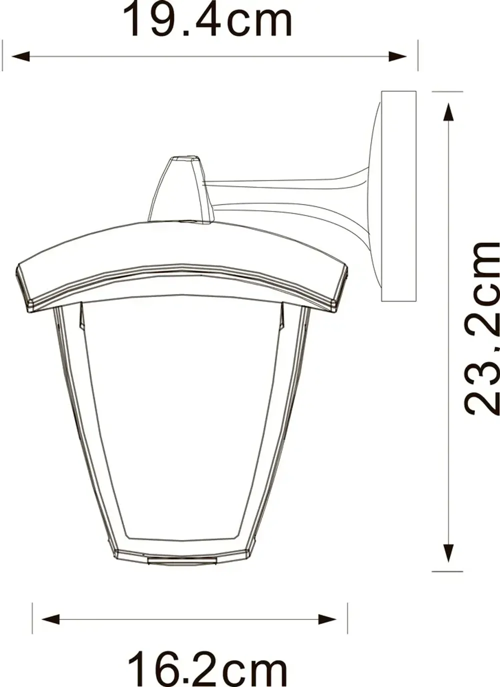 Уличный настенный светильник Arte Lamp