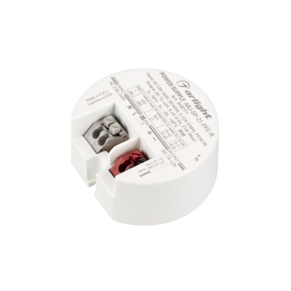 Блок питания ARJ-SP-21-PFC-R (21W, 15-42V, 0.45-0.5A) Arlight 048771