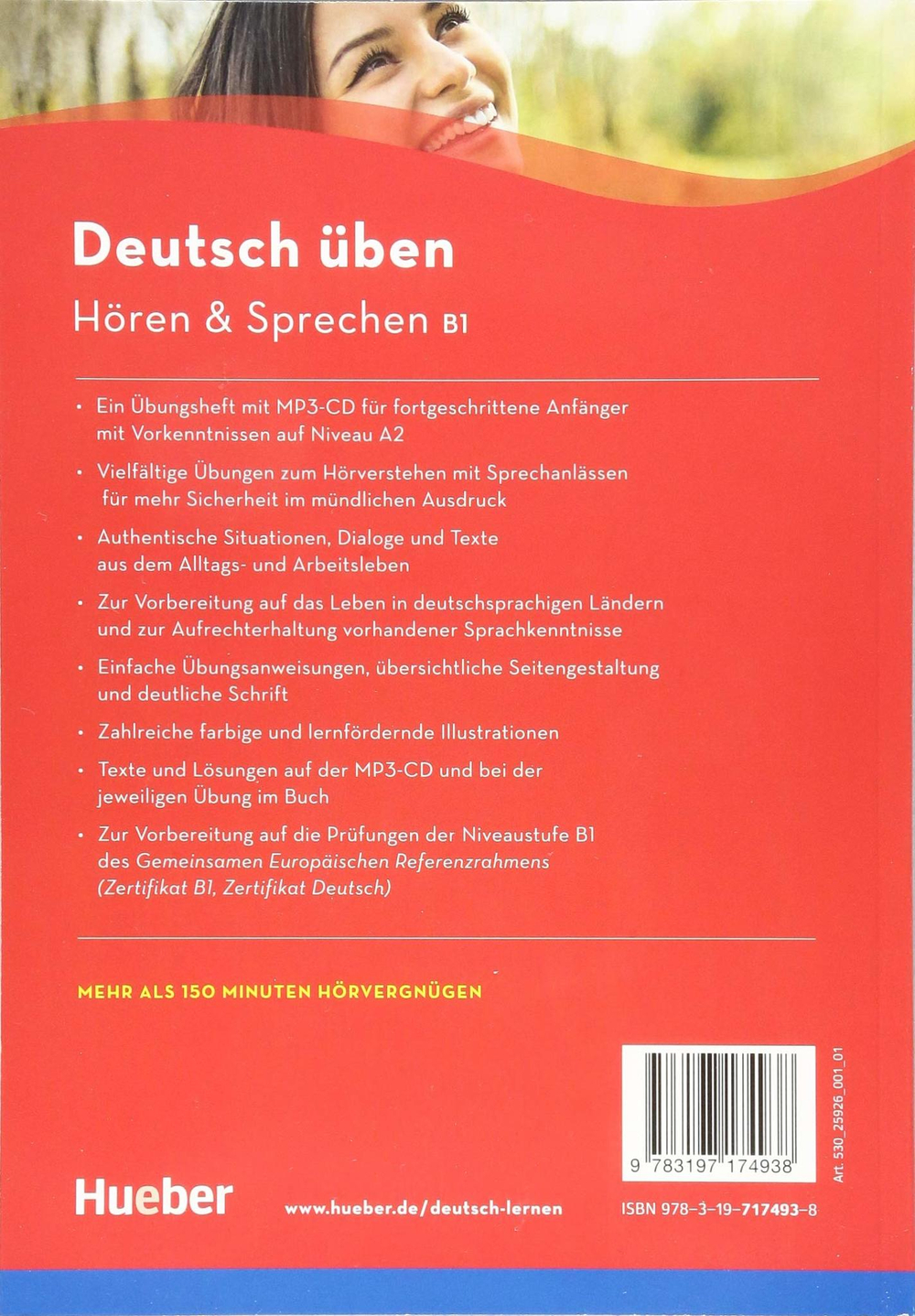 Deutsch üben Hören & Sprechen B1: Buch mit MP3-CD