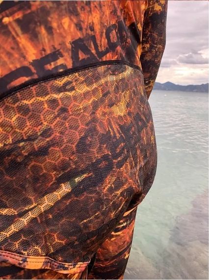 Гидрокостюм из лайкры Epsealon Rash Camo Brown Lycra