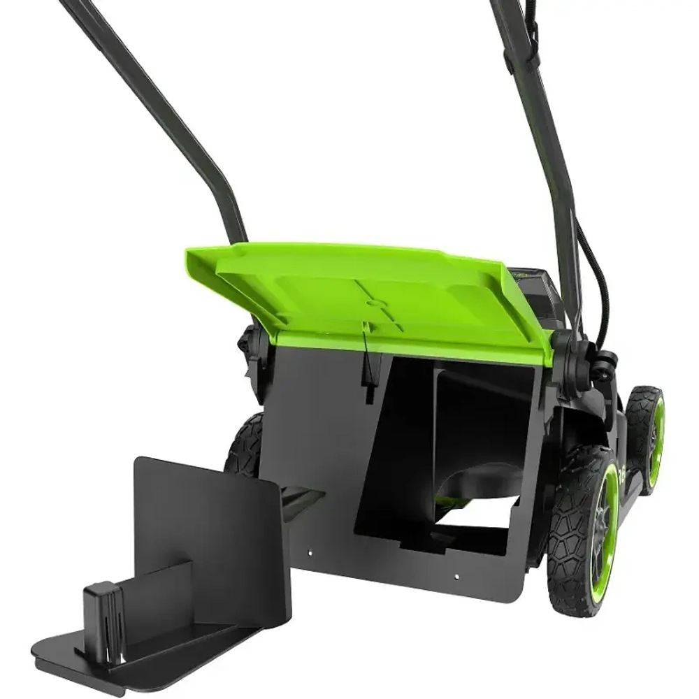 Аккумуляторная газонокосилка Greenworks GD24X2LM361K2 (2 x 2 Ач, ЗУ) 2520707U2A