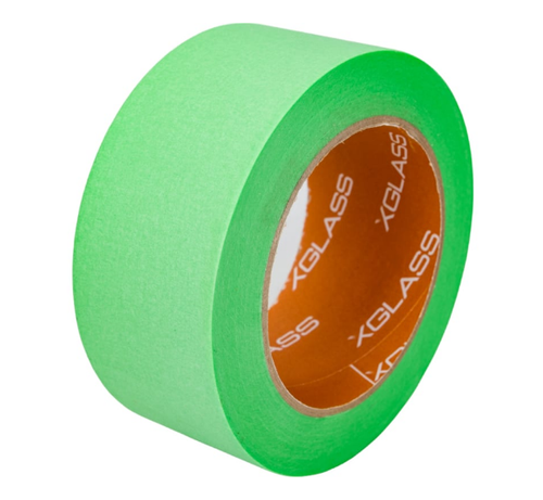 Лента клейкая 50мм*50м, XGlass зеленая 43мкм 6/36