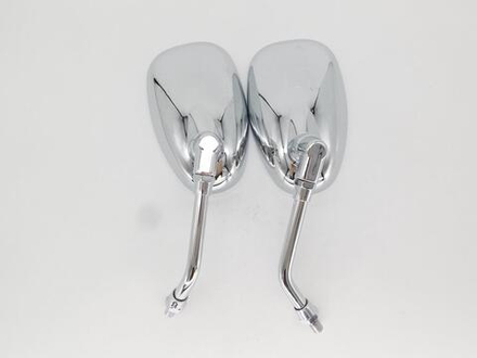 зеркала Yamaha универсальные овальные хром 10 мм