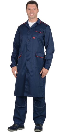 Халат "Сириус-Техник" (синий/красный)