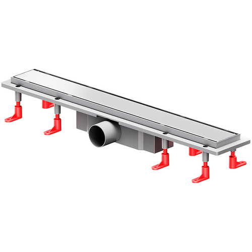 Душевой лоток AM.PM PrimeFlow 60 W02SC-U11-060-04SB с решеткой Хром матовый / под плитку Tile