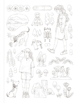 Forest Girl's 4. Colouring Book