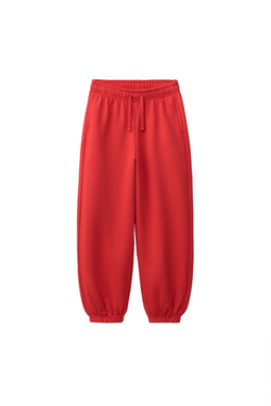 ZARA КОМПЛЕКТ ИЗ ТОЛСТОВКИ И БРЮК, КРАСНЫЙ