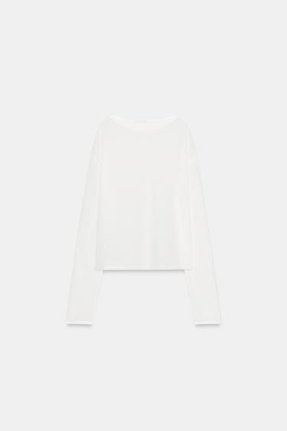 СВИТЕР С РУСТИКАЛЬНЫМ АЖУРНЫМ УЗОРОМ - ZARA