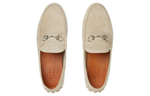 GUCCI Horsebit-detail Suede Loafers