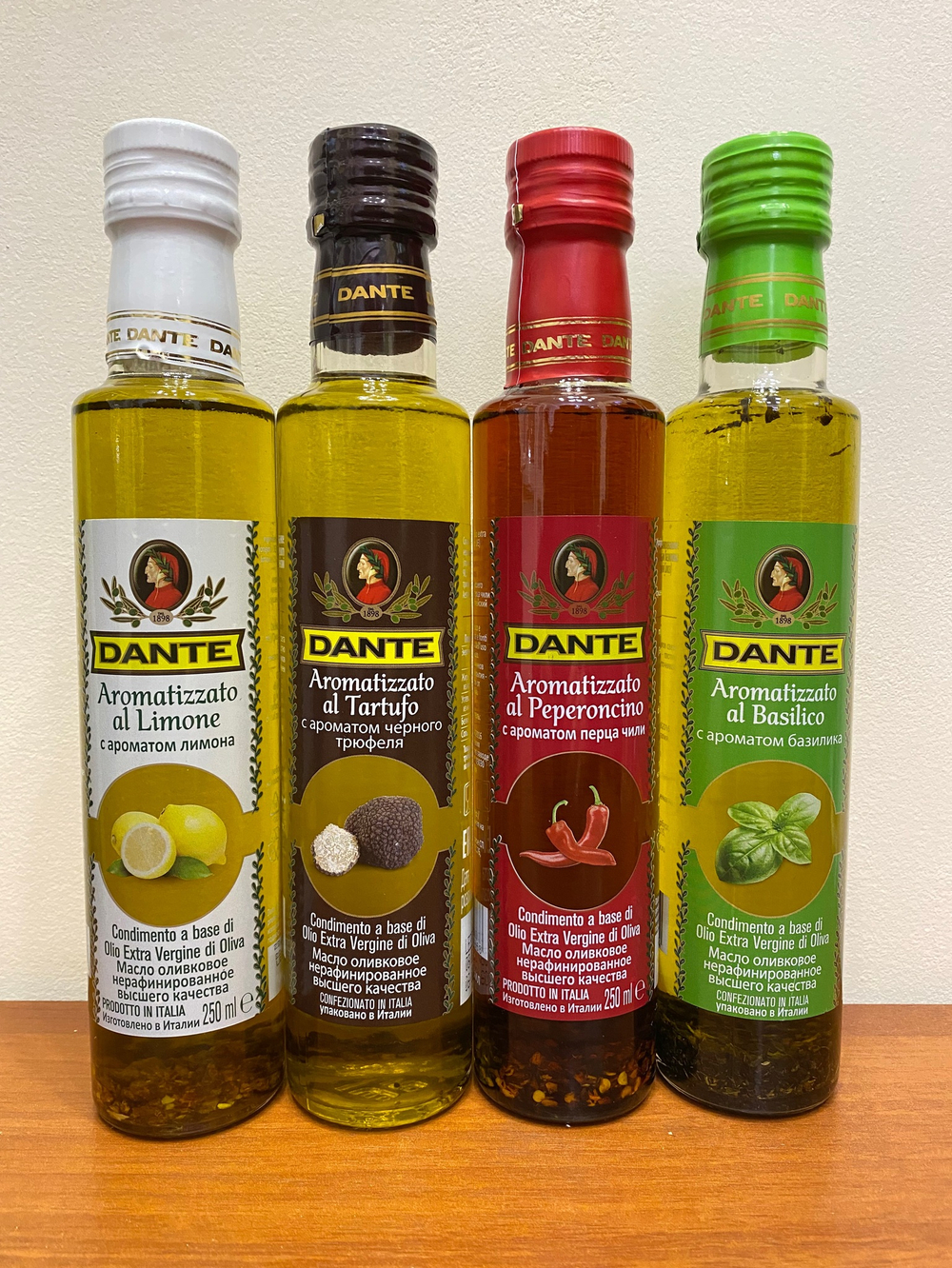 Масло оливковое Dante ПЕРЕЦ Extra Virgin 250 Италия