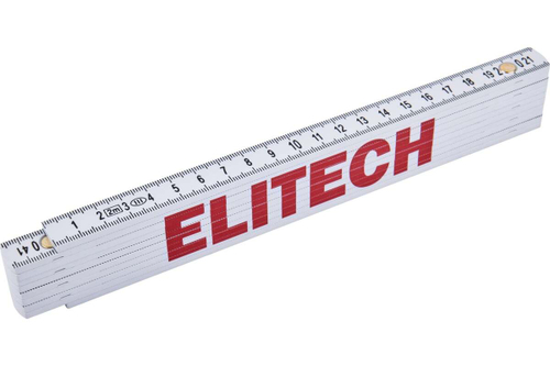 Метр складной пластиковый Elitech 200см 330201 207205