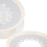 Светодиодный светильник 66Вт, 6545Лм, 3300К-6500К,Ra>80, ИК-пульт, плавная регулировка мощности, изменение цветовой температуры, ночник, металл/акрил, белый