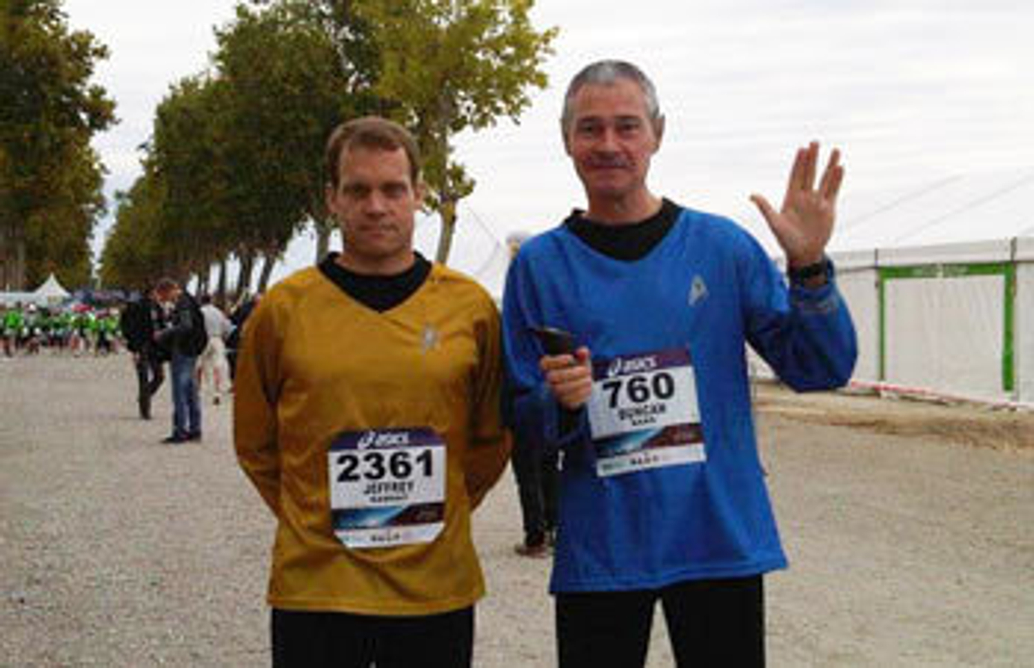 Команда Star Trek и POWERbreathe успешно пробежала марафон в Медоке