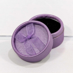 Коробка Ювелирная 5х3 см с бантом (Сиреневый)