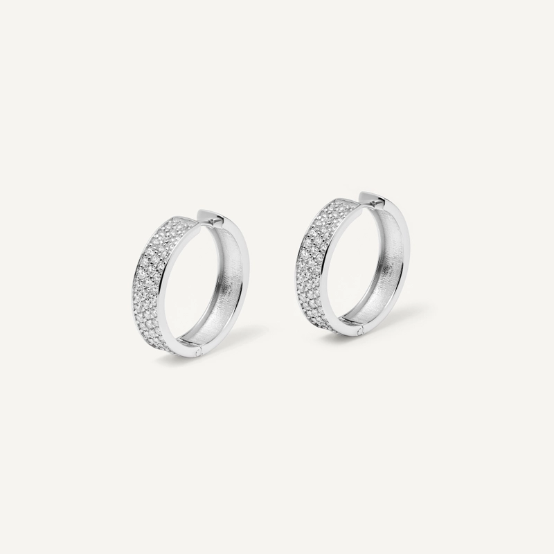 Серьги Большие и Мощные – Серебро