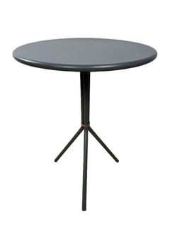 "Мохито" стальной круглый стол Ø60см, цвет темно-серый