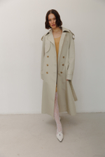 Тренч двубортный