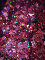 Хлопья - слюда 88806 Красно-вишнёвый голографик - для литья изделий и творчества