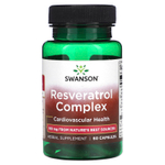 Swanson Vitamins, Ресвератрол комплекс, 60 капсул