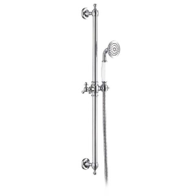 Лейка для душа, со стойкой и шлангом, хром, Gappo, G8016