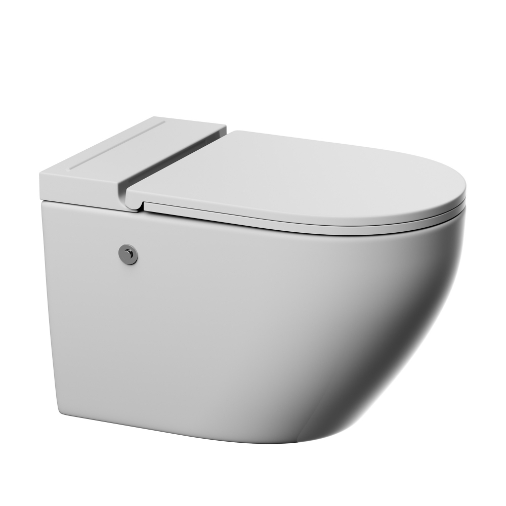 Унитаз ABBER Bequem AC1126P подвесной белый с импульсным смывом