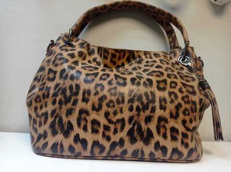 Сумка женская с леопардовым принтом