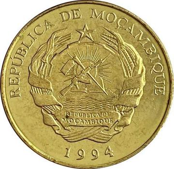 10 метикалов 1994 Мозамбик