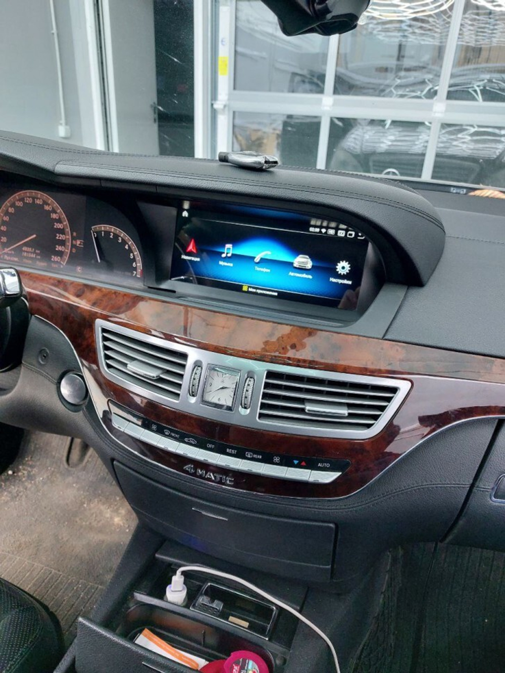 Магнитола для Mercedes-Benz CL/S-Класс (W221) 2005-2013 - Radiola RDL-8250 монитор 10.25" на Android 13, 8+128Гб, CarPlay, 4G SIM-слот