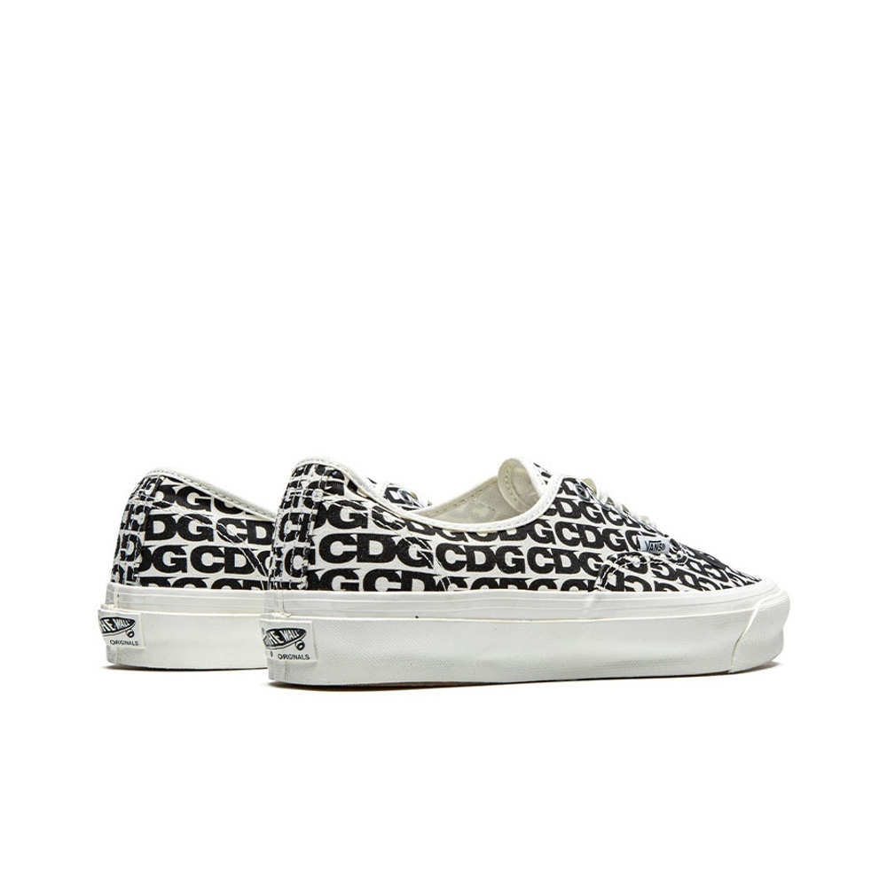 Кеды Comme des Garçons x Vans OG Authentic LX CDG Print - Blanc De Blanc