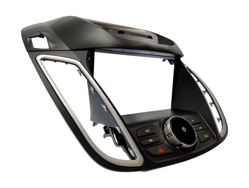 Комплект рамки с разъёмами 9" Ford Kuga 2 2012-2019(с кнопками и козырьком) простые - Car-Smart 8029F1A