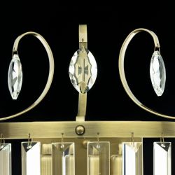 Citilux Инга CL335323 Бра хрустальное с выключателем Бронза