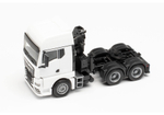 Тягач MAN TGX GX 6x4 с краном, белый